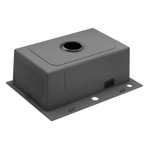 Комплект мойка для кухни интегрированная Kroner KRP PVD Schwarze - 5843HM с корзиной для сушки и дозатором
