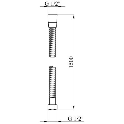 Шланг для душу Kroner KRM - C601 150 см
