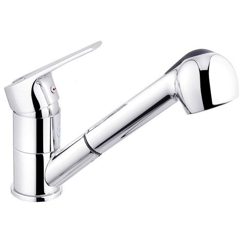 Смеситель для кухни с выдвижным изливом Kroner KRM Odra - C030 - T