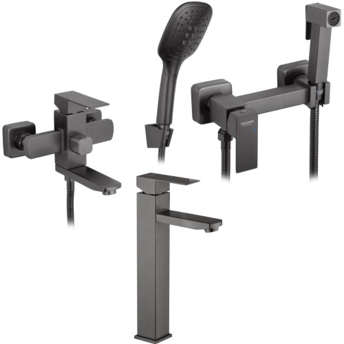 Набор 3в1 Kroner KRP Edelstahl Kubus - PVD060 + Kroner KRP Edelstahl Kubus - PVD052 + Kroner KRP Edelstahl Kubus - PVD010-3